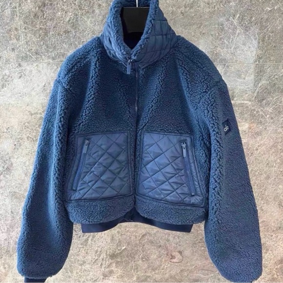 ALO Yoga Jackets & Blazers - Blue Alo Sherpa Jacket